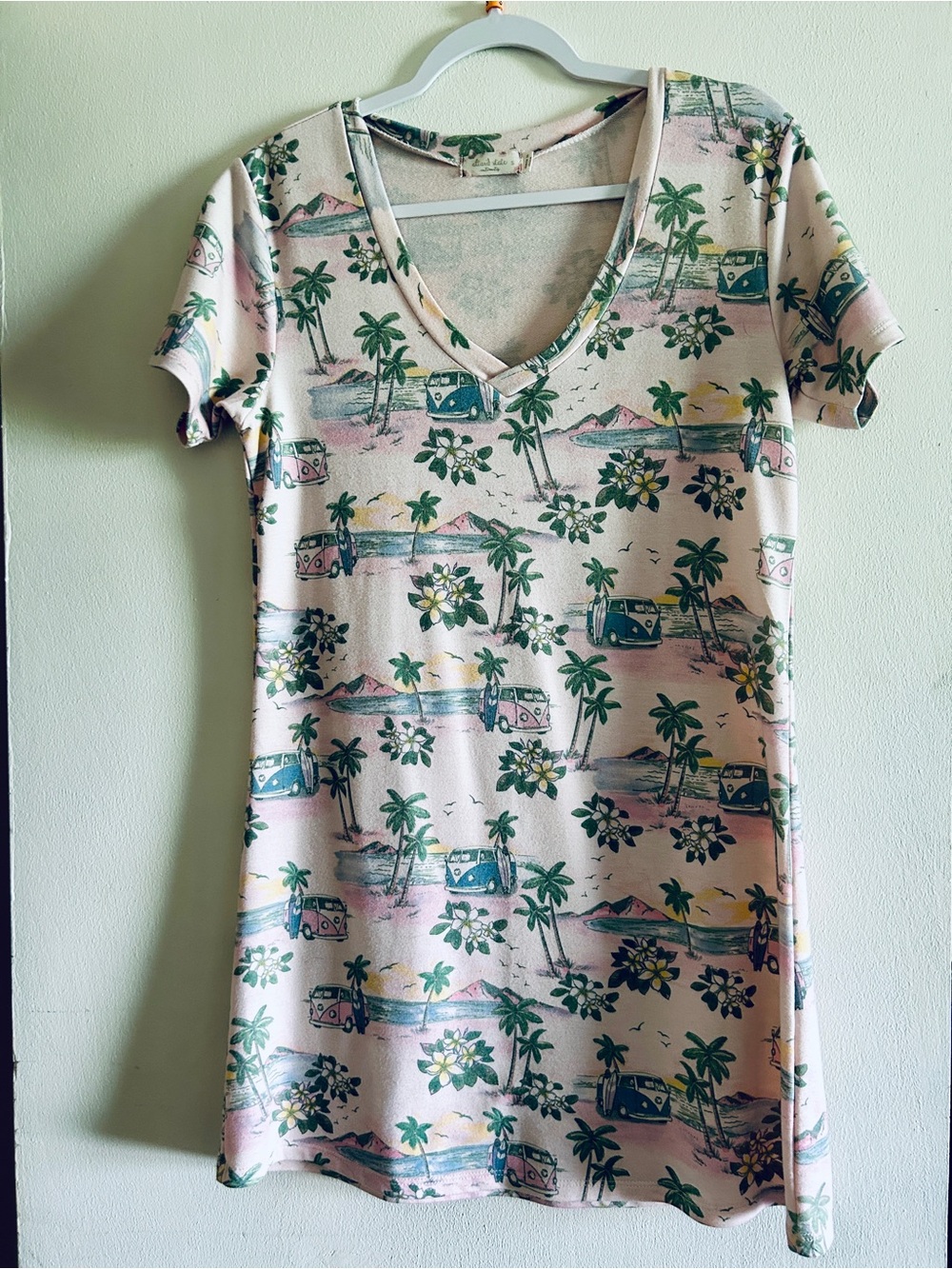 Altar’d State Camper Print Sun Dress Nightgown